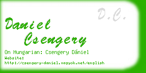 daniel csengery business card